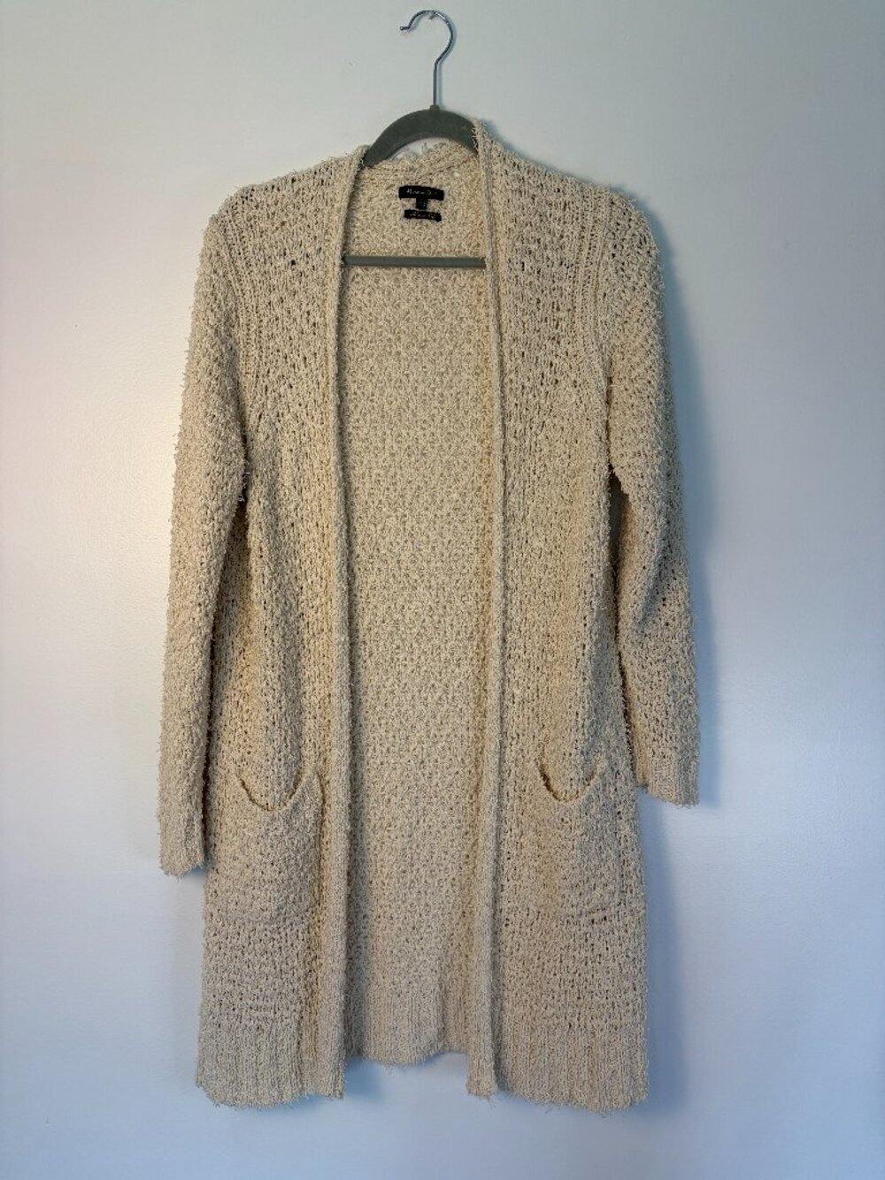 Massimo Dutti Italian Cream Knit Longsleeve Cardigan